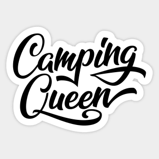 Camping Queen Sticker